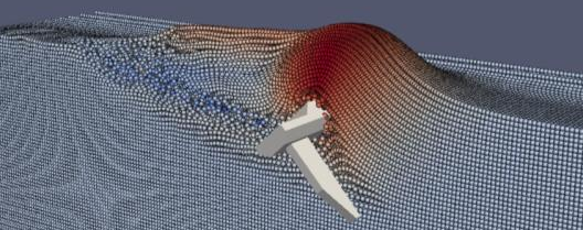 Anchor drag 2 showing deformation